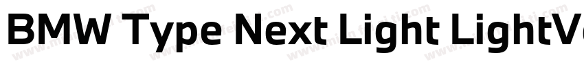 BMW Type Next Light LightVersion 2字体转换